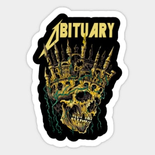 OBITUARY MERCH VTG Sticker